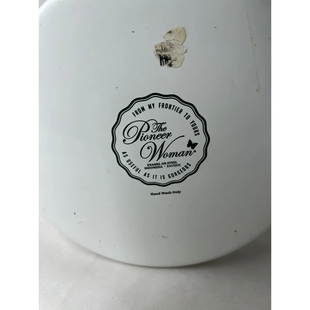 The‎ Pioneer Woman Blooming Bouquet Whistling Tea Kettle White EUC